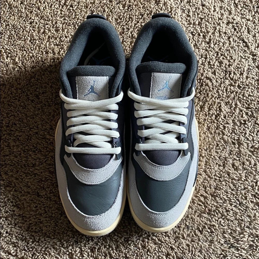 Jordan Men’s Low-Top Athletic Shoes in Black, Light Gray, Cream